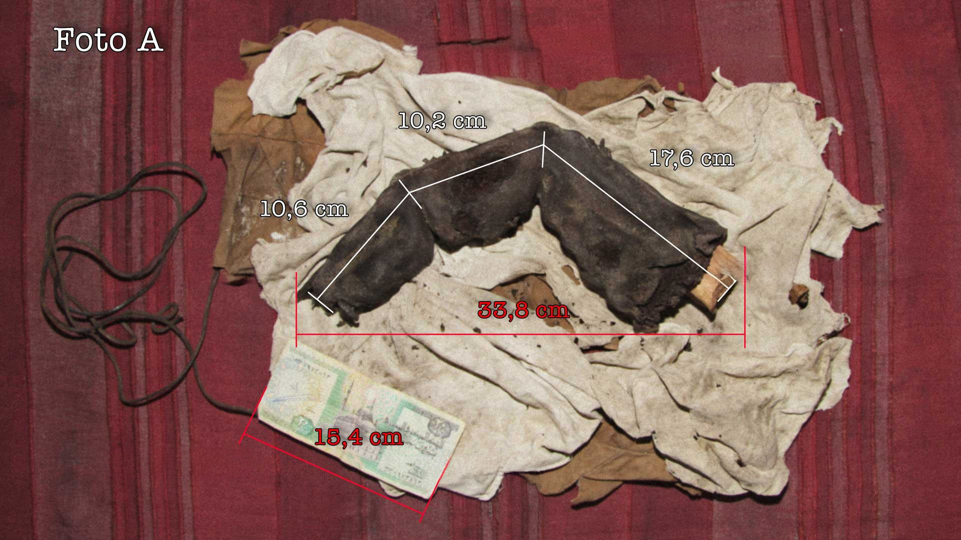 Dedo de 38 centímetros Dedo de 38 centímetros