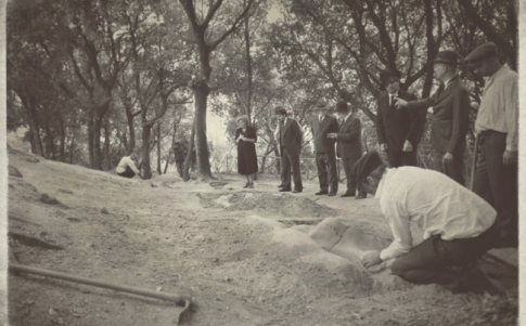 Imagen de las presuntas exavaciones Imagen de las presuntas exavaciones