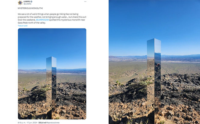 Post de la policía de Las Vegas