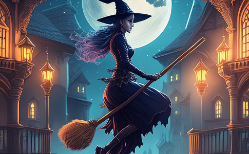 Un vídeo potencia el arquetipo de la bruja montada en su escoba