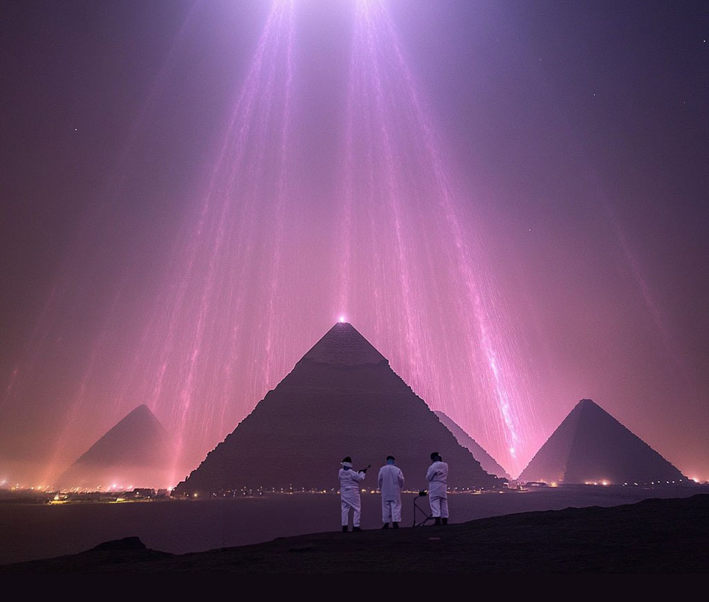 Es cierto que las sobre las pirámides hay burbujas de plasma Es cierto que las sobre las pirámides hay burbujas de plasma