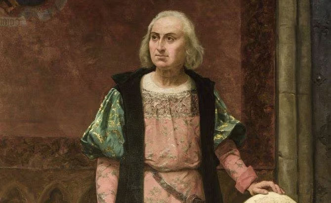 Retrato de Cristóbal Colón realizado en 1892 por José de la Vega Marrugal Retrato de Cristóbal Colón realizado en 1892 por José de la Vega Marrugal