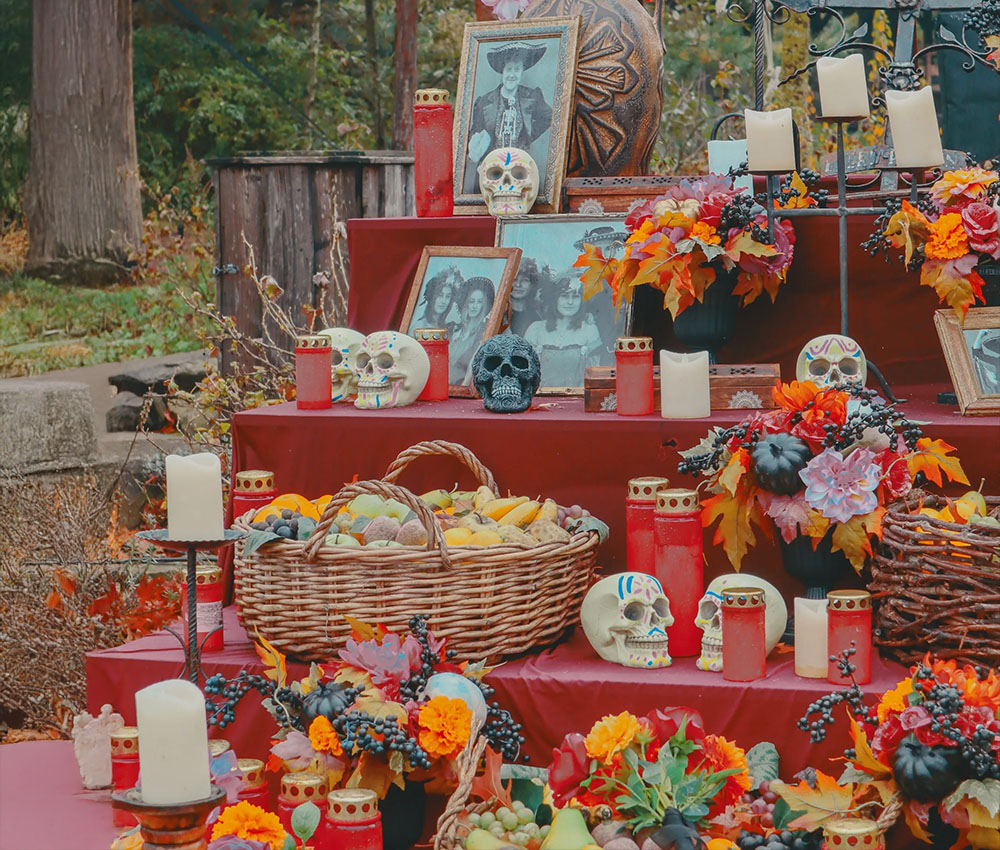 Altar día de muertos en México