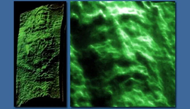 Información tridimensional de la Síndone