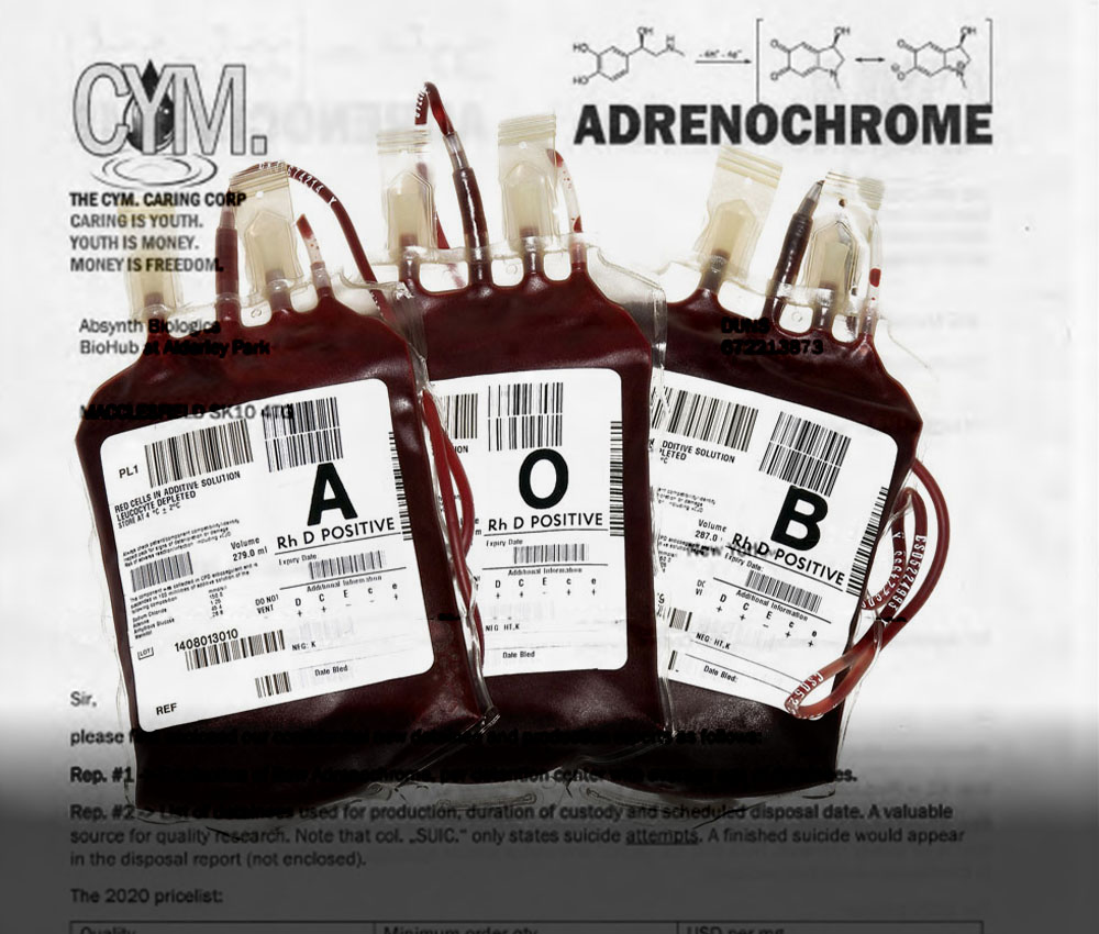 Adrenocromo, la droga de la élite satánica