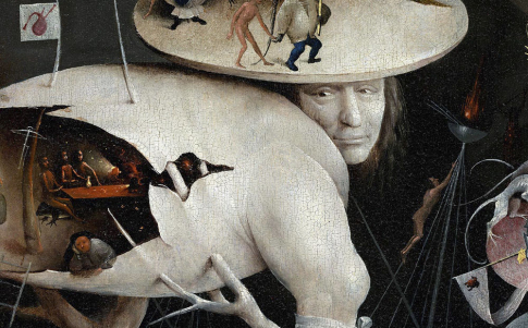 Un detalle de El jardín de las delicias