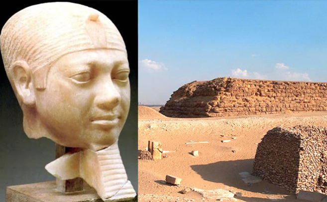 El faraón Shepseskaf y su mastaba en Saqqara El faraón Shepseskaf y su mastaba en Saqqara