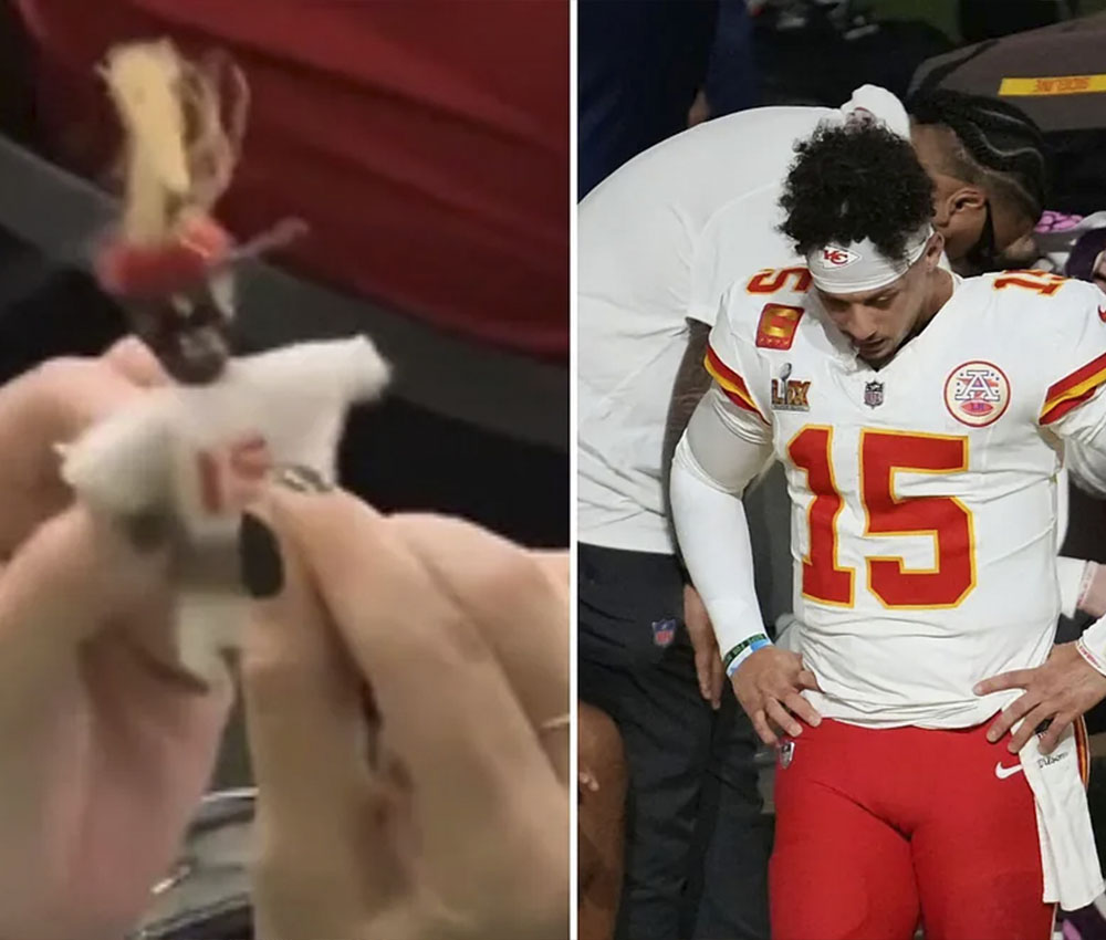 El quarterback Patrick Mahomes fue objeto de brujería El quarterback Patrick Mahomes fue objeto de brujería