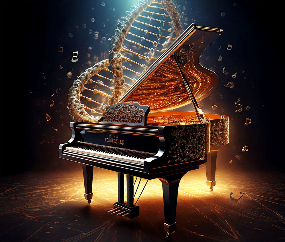 Nuestro ADN tiene una sinfonía vibracional propia