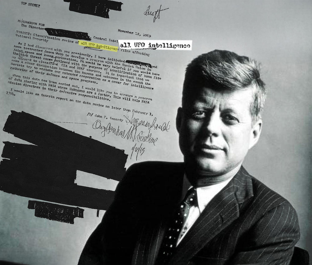 El memorándum es una suerte de eslabón perdido de una teoría conspirativa que mantiene que la CIA mató a Kennedy para impedir su implicación en un encubrimiento ovni El memorándum es una suerte de eslabón perdido de una teoría conspirativa que mantiene que la CIA mató a Kennedy para impedir su implicación en un encubrimiento ovni