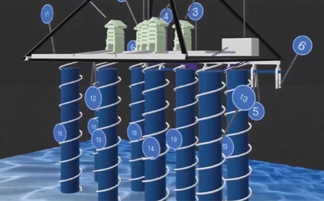 Cerca de la pirámide de Kefrén hallaron ocho estructuras cilíndricas verticales