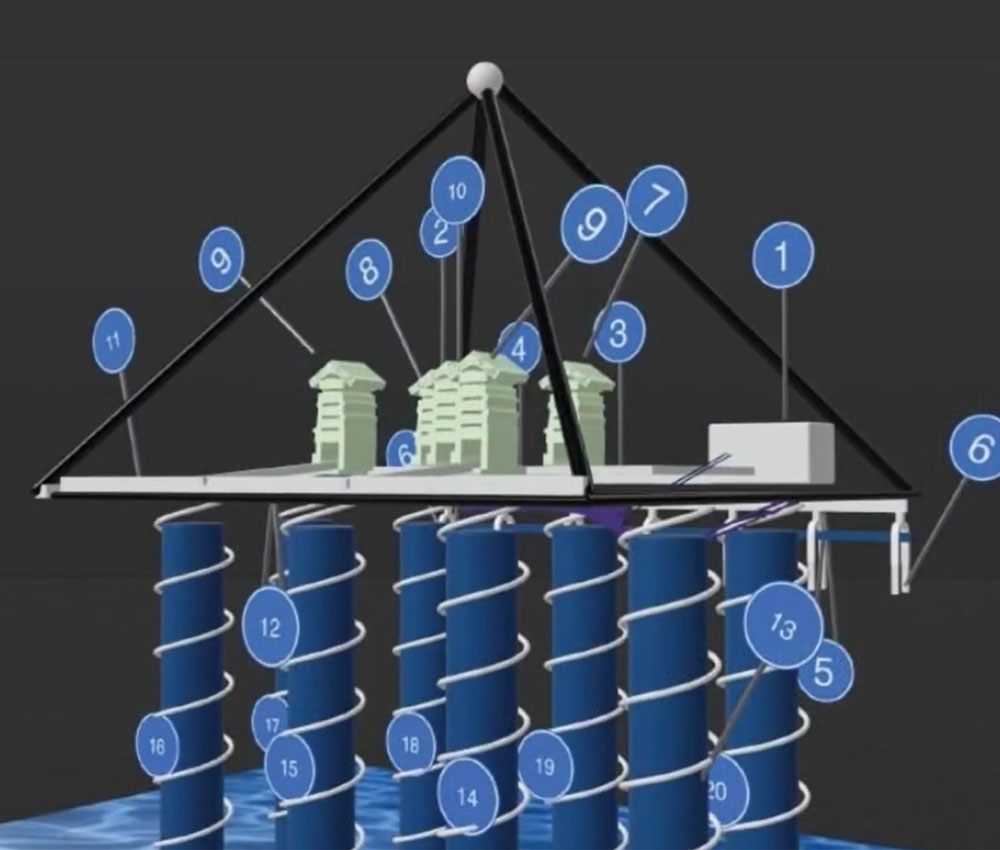 Descubren nuevas estructuras debajo de la pirámide de Kefrén Descubren nuevas estructuras debajo de la pirámide de Kefrén