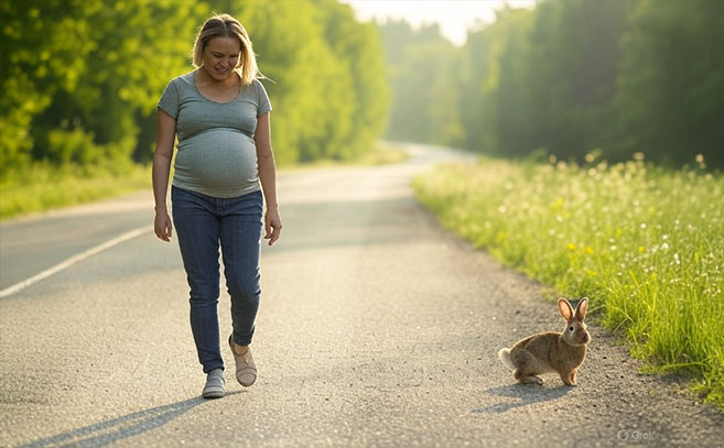 El labio leporino podía surgir su una mujer embarazada comía carne de liebre
