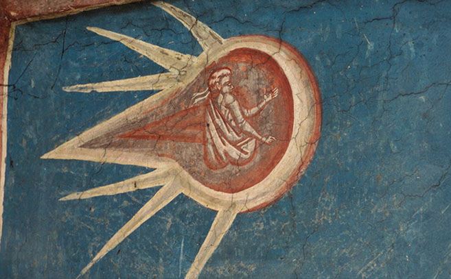 Detalle de la pintura que muestra algo extraño Detalle de la pintura que muestra algo extraño