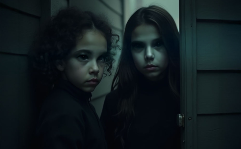 Espeluznante encuentro con niños de pupilas negras