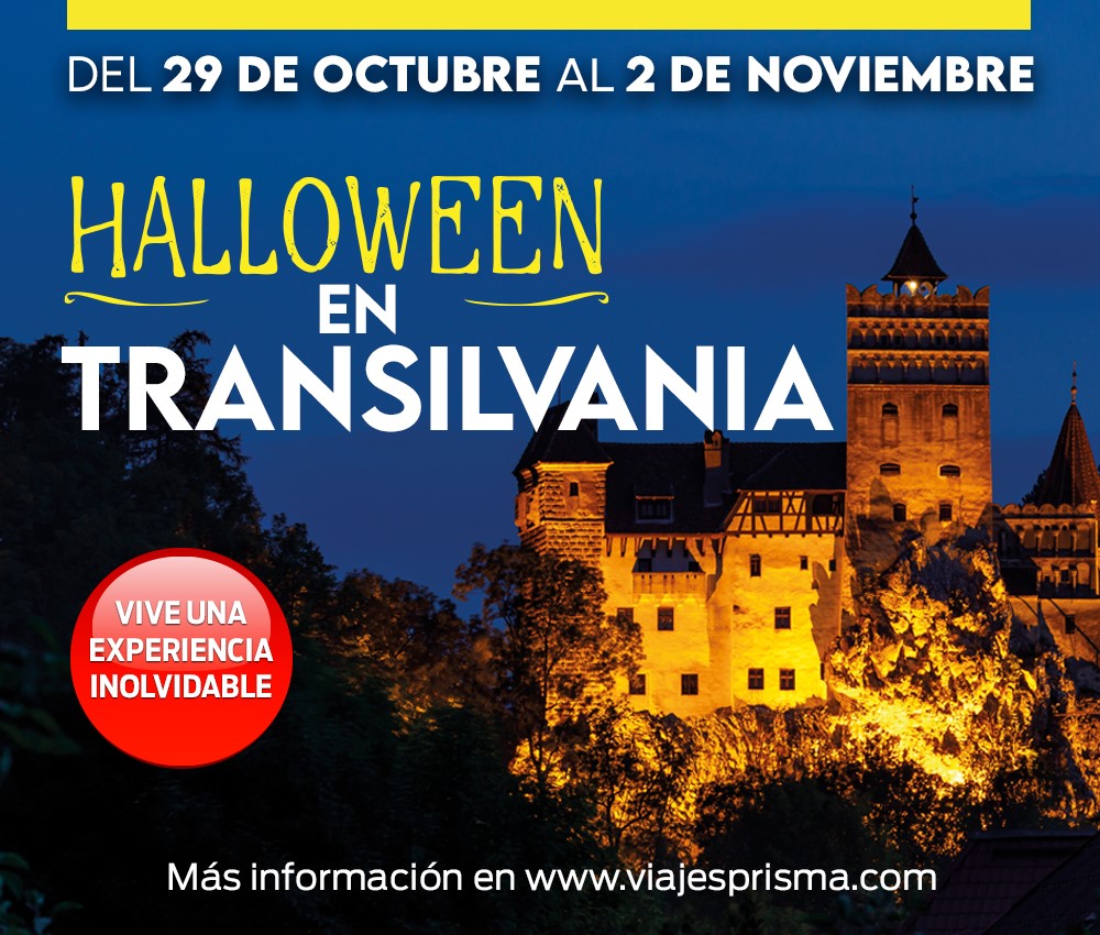 Ven con nosotros a Transilvania en Halloween