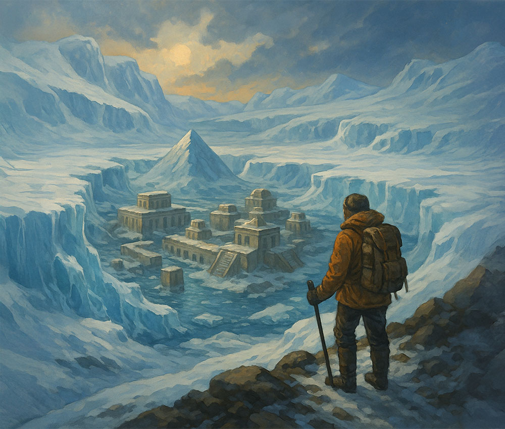 Congelada en el tiempo, emergen los restos de una civilización bajo el hielo antártico Congelada en el tiempo, emergen los restos de una civilización bajo el hielo antártico