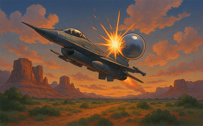 Una recreación del incidente