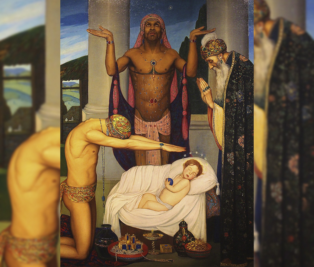 La adoración de los reyes, Ángel Zárraga, 1910