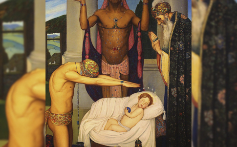 La adoración de los reyes, Ángel Zárraga, 1910