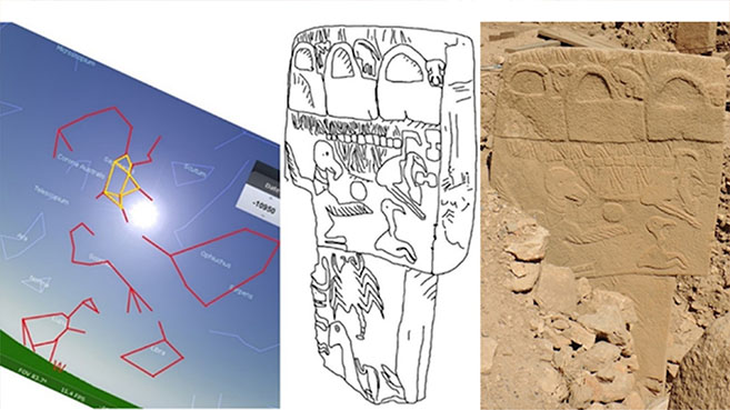 El pilar 43 dibuja una configuración celeste