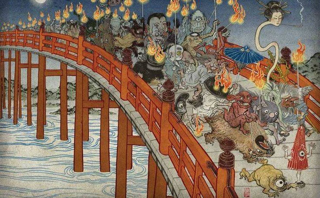 El desfile de los cien demonios o Tsukumo Gami