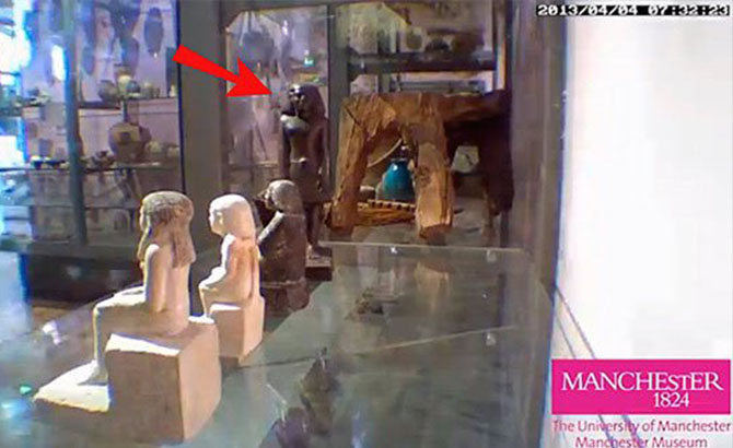 Esta estatua se movía sin razón aparente