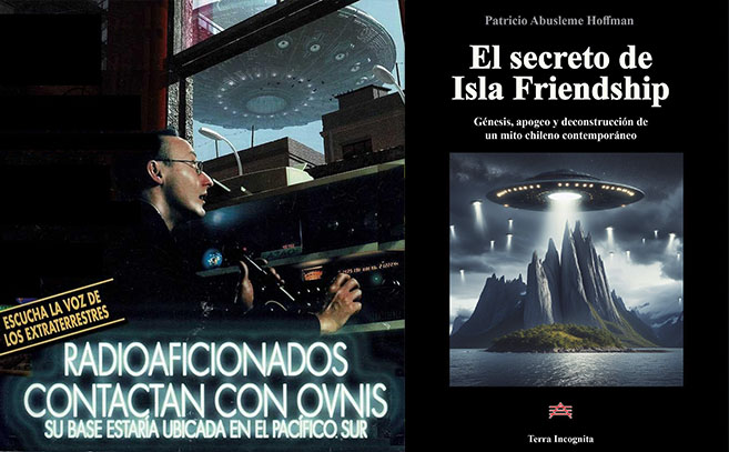 Portada de KARMA7 en la que se dio a conocer Friendship y el libro de Patricio Abusleme