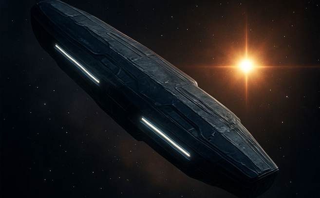 Recreación del tercer objeto interestelar que llega al Sistema Solar