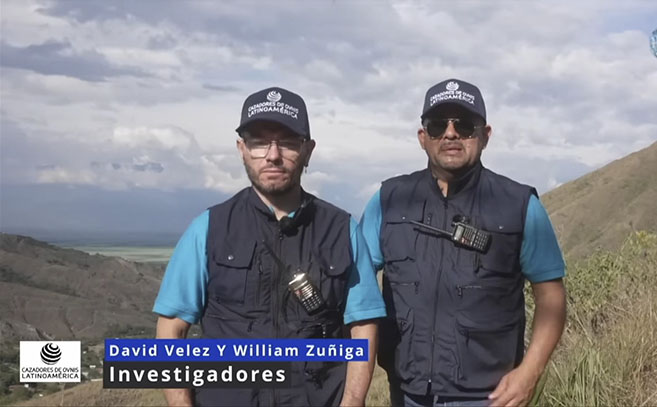 David Vélez y William Zúñiga son ahora cazadores de ovnis David Vélez y William Zúñiga son ahora cazadores de ovnis