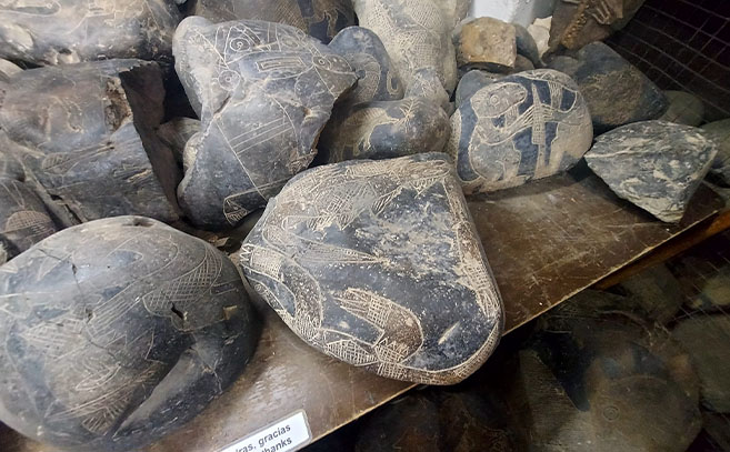 Algunas piedras del Museo Cabrera
