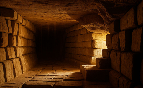 Recreación de los túneles de Sacsayhuamán