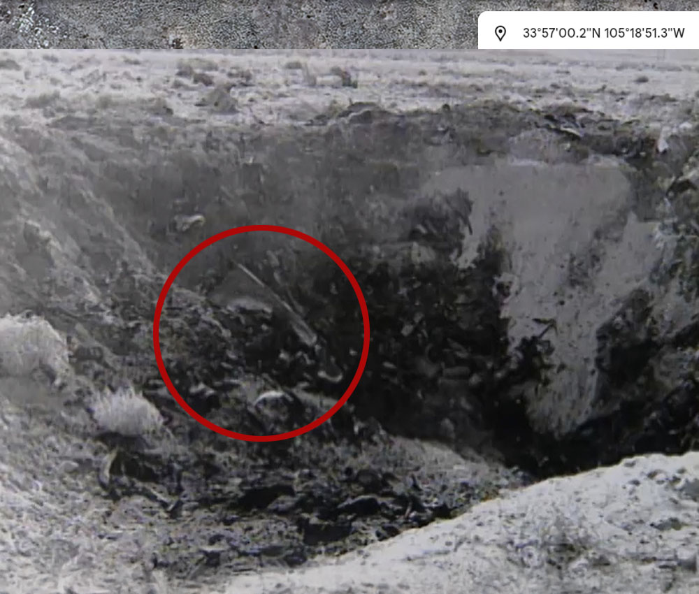 Aparecen imágenes de los restos de Roswell en los Archivos Nacionales