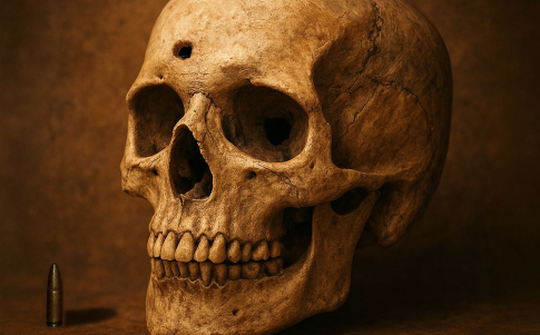 El cráneo de Zambia y su misterioso agujero, Una infección o la prueba de armas de fuego en la prehistoria