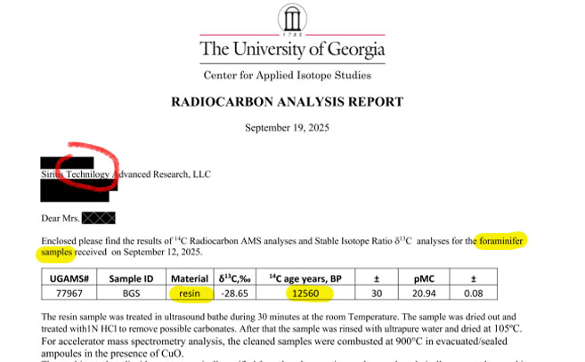 Algunas inconsistencias del informe de datación de la esfera de Buga Algunas inconsistencias del informe de datación de la esfera de Buga