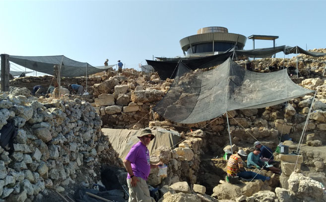 Una imagen de la campaña de excavaciones de 2024