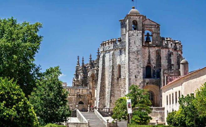 El convento de Cristo, en Portugal El convento de Cristo, en Portugal