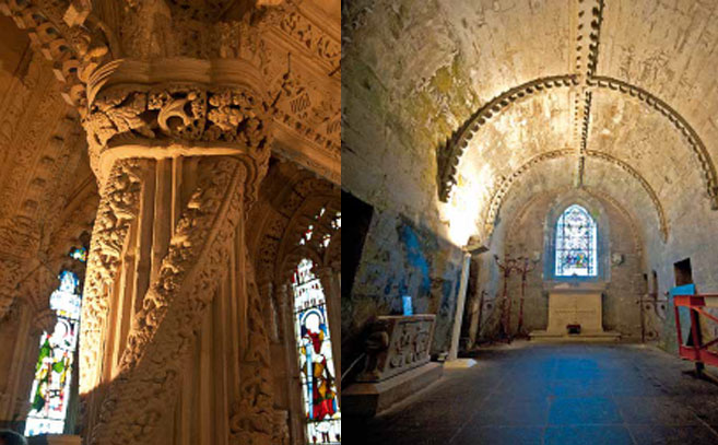 El pilar del aprendiz y la cripta de Rosslyn El pilar del aprendiz y la cripta de Rosslyn