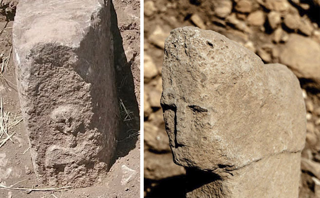 El humanoide de Göbekli y el rostro de Karahan Tepe El humanoide de Göbekli y el rostro de Karahan Tepe