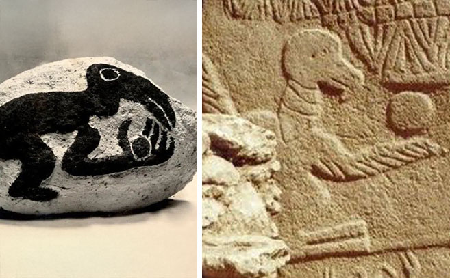 El hombre pájaro de Rapa Nui y el pilar 43 de Göbekli Tepe El hombre pájaro de Rapa Nui y el pilar 43 de Göbekli Tepe