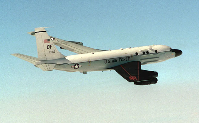 Un avión RC 135S Cobra Ball, USAF Un avión RC 135S Cobra Ball, USAF