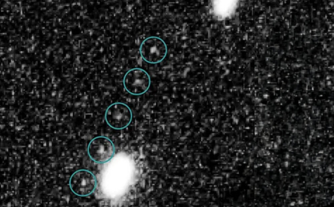 Objetos del cinturón de Kuiper capturados por el Hubble