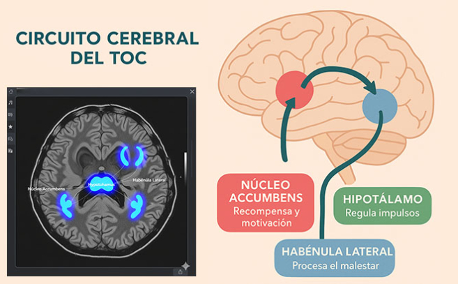 Así funcionaría el circuito de recompensa en un TOC