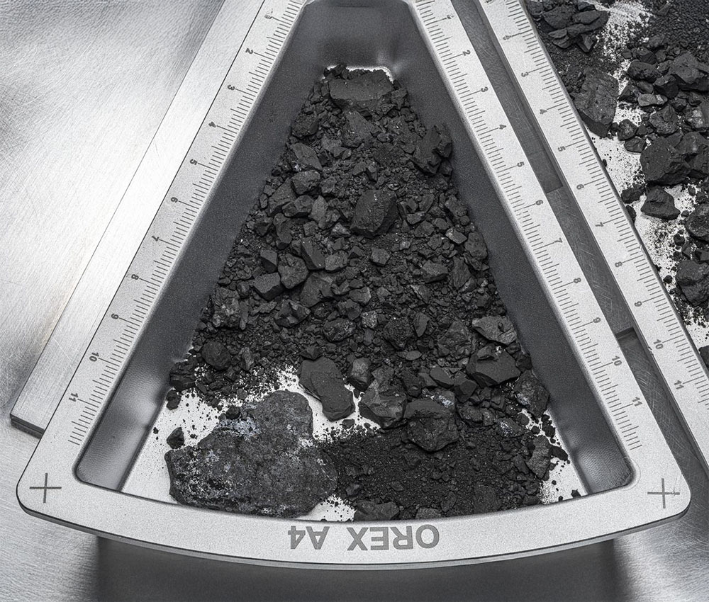 Muestras recogidas por la misión OSIRIS Rex