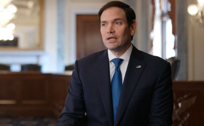 Un fotograma del documental con Marco Rubio