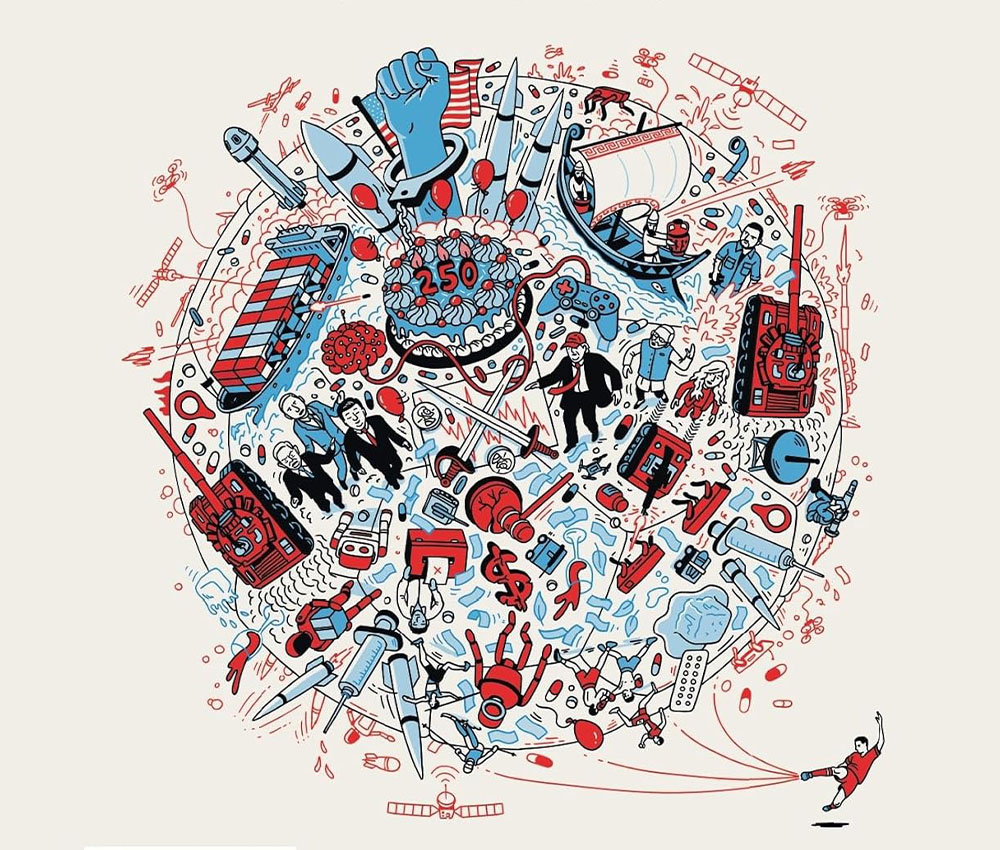 La ilustración de The economist para 2026