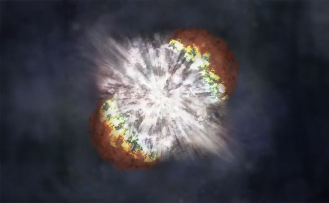 El estallido de una supernova puede afectar a los aviones, según un estudio