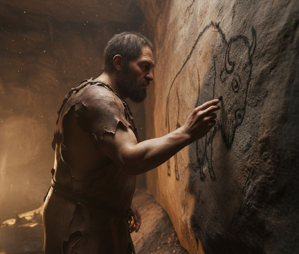 El lápiz de Crimea constituye la prueba más clara de una aplicación artística o decorativa del ocre en la prehistoria