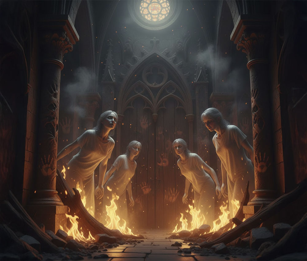 Un museo en Roma contiene objetos marcados por las almas del purgatorio