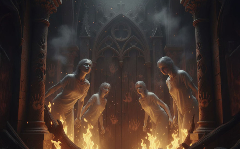 Un museo en Roma contiene objetos marcados por las almas del purgatorio